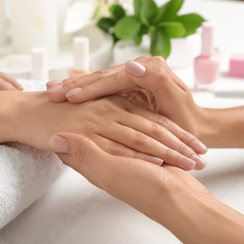 Smoothing Manicure w Gel on Top Smoothing Manicure w Gel on Top