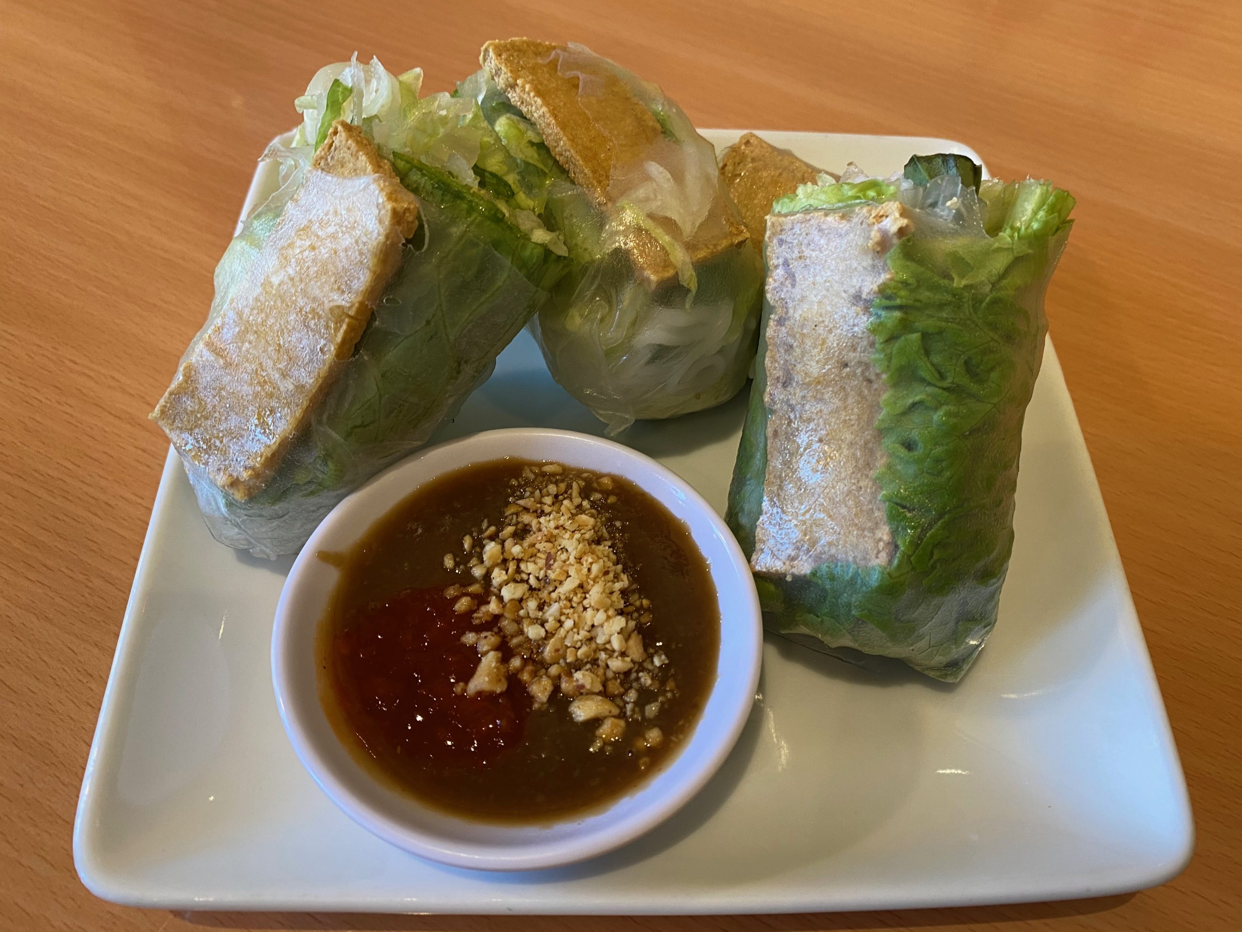 2B. Tofu Spring Rolls