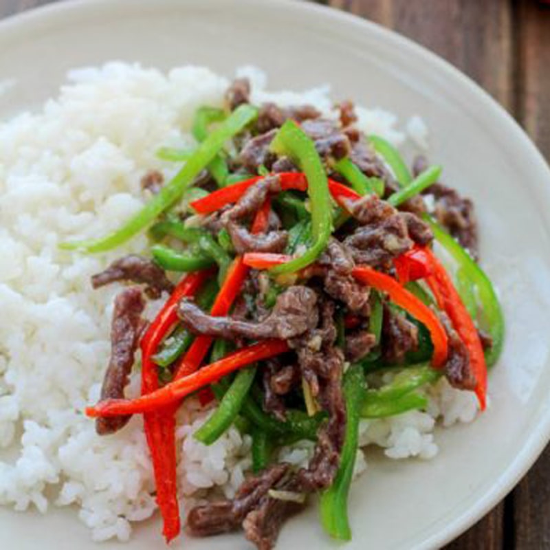 C4. Sauteed Beef & Green Pepper