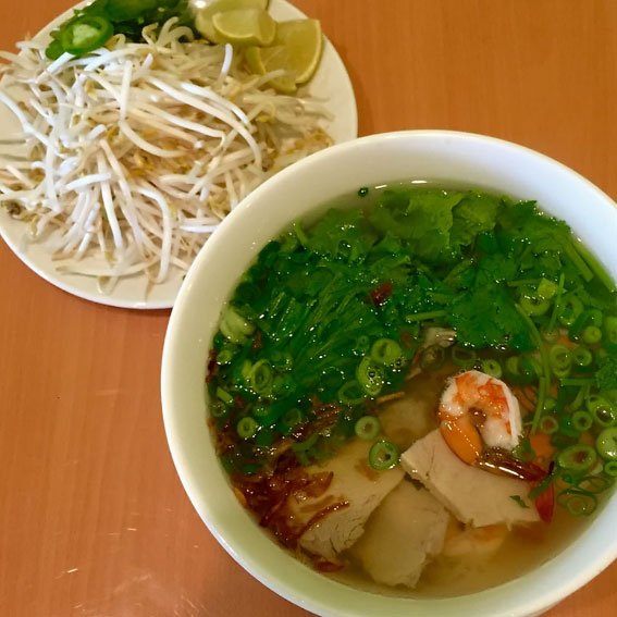 N3. Rice Noodle Soup w Shrimp, Lean Pork & Ground Pork
