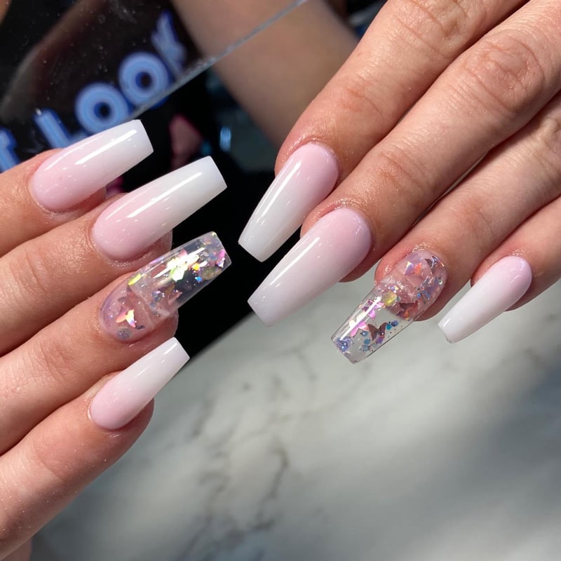 Pink & White Full Set